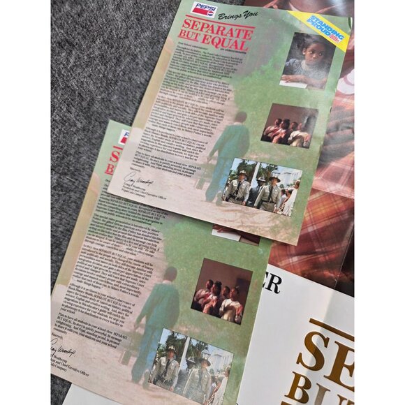 1992 Pepsi Black History Month Standing Proud Separate But Equal Promo Poster - Picture 2 of 6